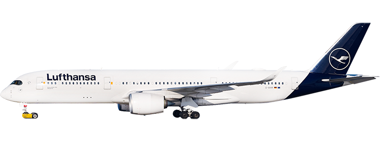 航空会社：ルフトハンザドイツ航空(Lufthansa) エアバスA350-900