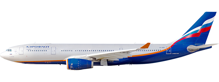 航空公司：俄羅斯航空 空中巴士A330-200