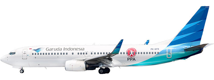 Airline: Garuda Indonesia Boeing 737-800