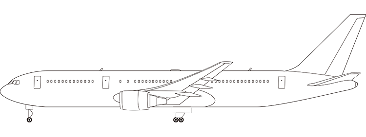 Airline: Utair Airlines Boeing 767-200/200ER