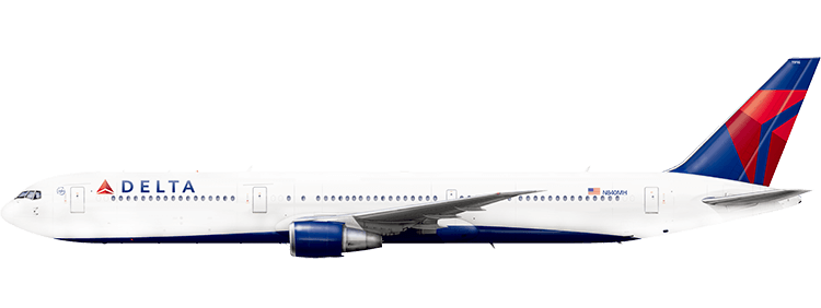 Airline: Delta Air Lines Boeing 767-400