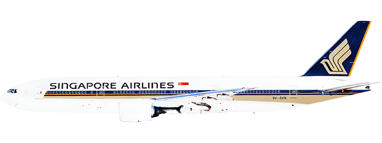 航空会社：シンガポール航空(Singapore Airlines) ボーイング 777-200