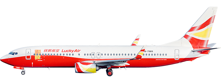 Airline: Lucky Air Boeing 737-800