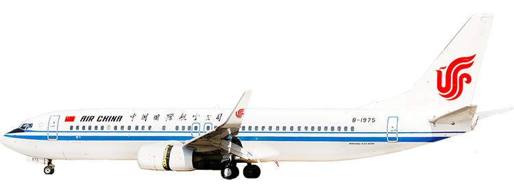 航空公司：中國國際航空 波音737-800