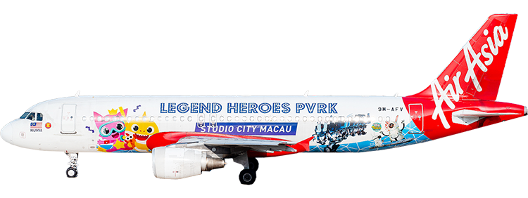 Airline: AirAsia Berhad (Malaysia) Airbus A320