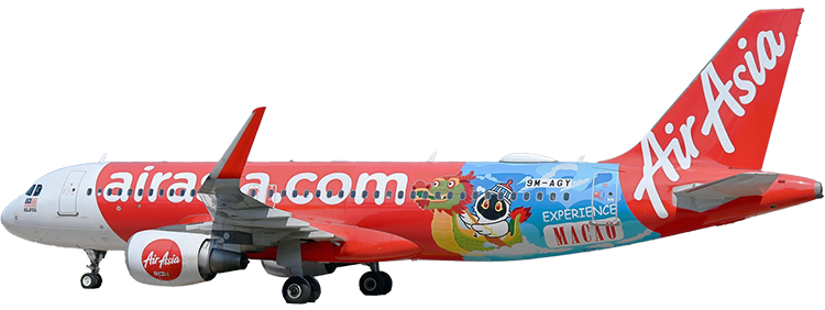 航空公司：亞洲航空 空中巴士 A320