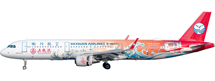 Airline: Sichuan Airlines Airbus A321