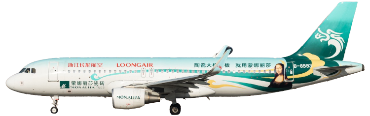 航空公司：長龍航空 空中巴士A320