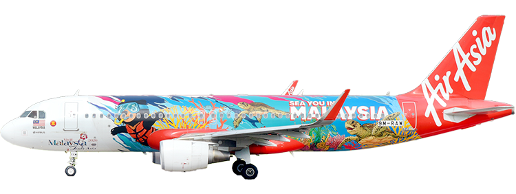 Airline: AirAsia Berhad (Malaysia) Airbus A320