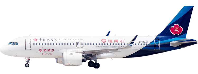 航空会社：青島航空 エアバス A320-212