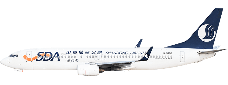 航空公司：山東航空 波音 737-800