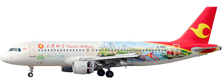 航空公司：天津航空 空中巴士 A320