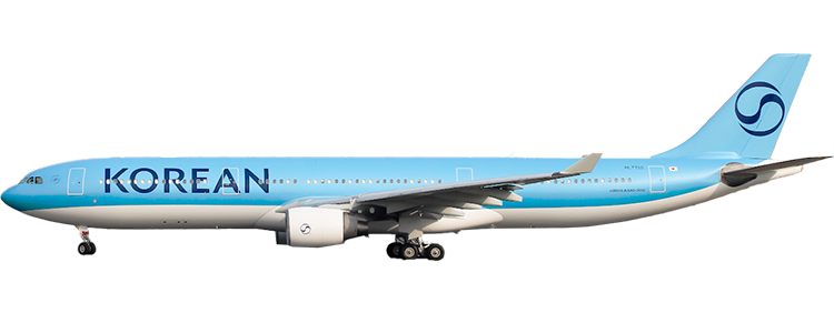 Airline: Korean Air Airbus A330-300