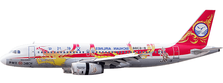 航空会社：四川航空 エアバス A320