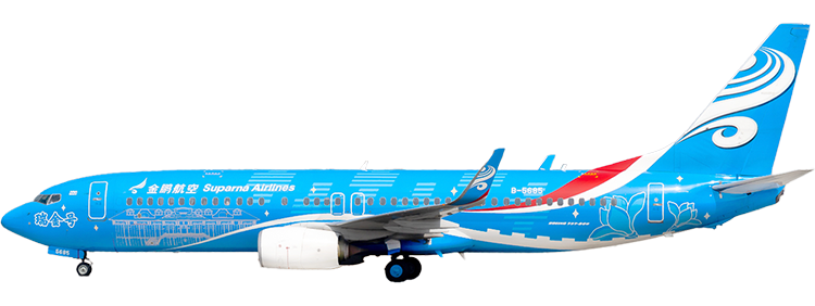 航空公司：金鵬航空 波音 737-800