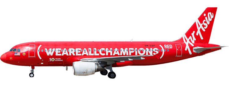 航空公司：亞洲航空 空中巴士A320
