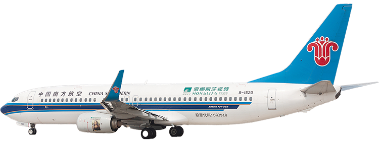 航空公司：南方航空 波音 737-800