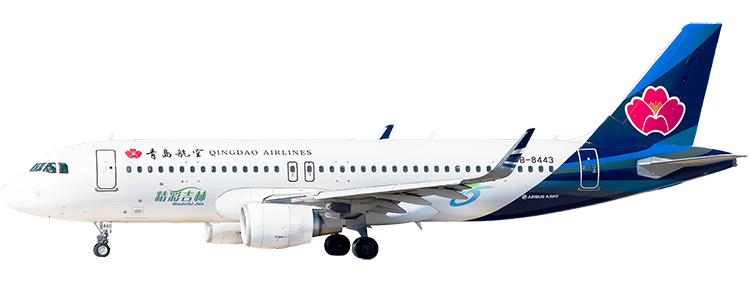 航空会社：青島航空 エアバス A320