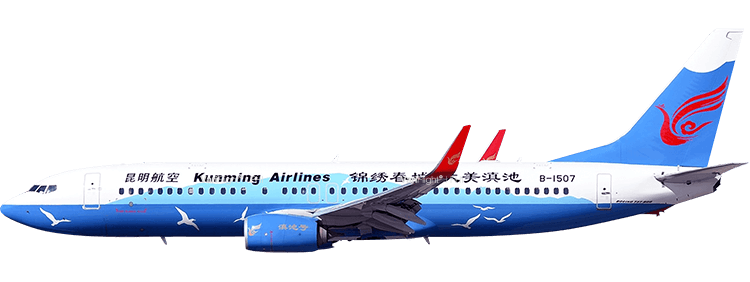 航空公司：昆明航空 波音 737-800