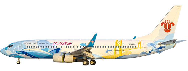航空公司：中國南方航空 波音 737-800