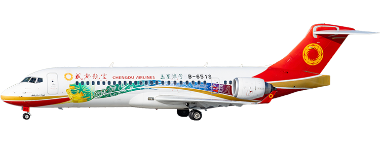 航空会社：成都航空 C909