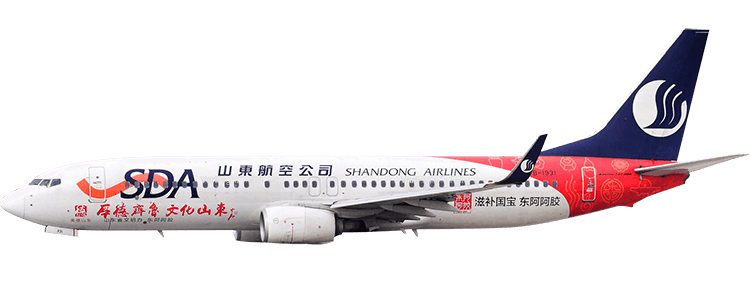 航空会社：山東航空 ボーイング 737-800